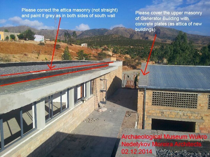 Archäologisches Museum Wukro in Tigray, Äthiopien Foto: 02.12.2014, Hailay Teklay Archiv Nedelykov Moreira Architekten www.nedelykov-moreira.com