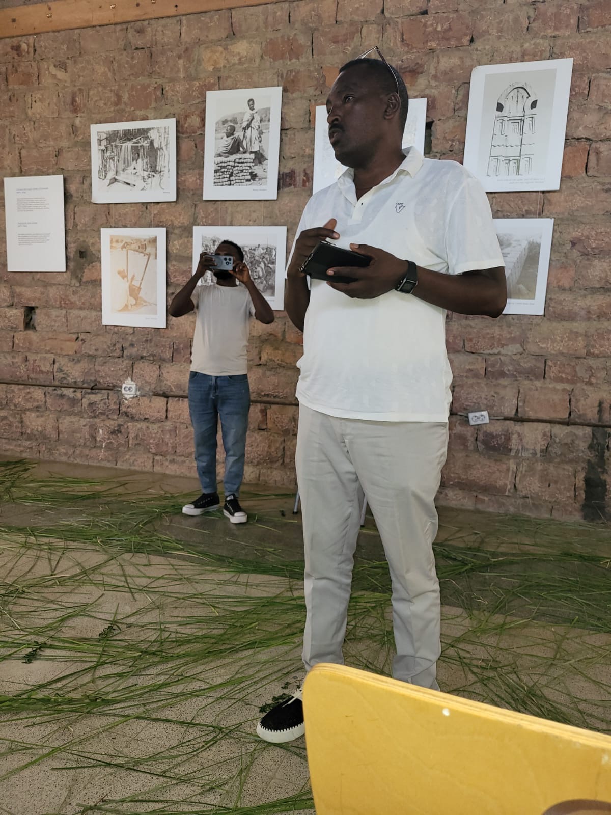 Vizebürgermeister Hadusch begrüßt der Arbeitsgruppe.