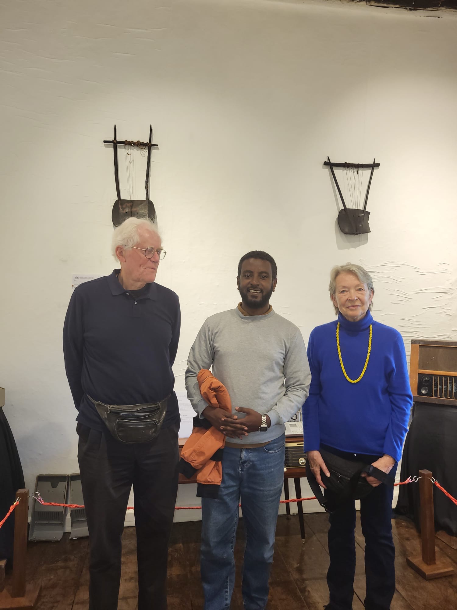 Kurator Abel Assefa des Yimtubezina Museums